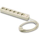 Famatel Produžni kabl 6 utičnica, 1.5m, prekidač, bijeli, 1.5mm² - 2518-PK6/1.5 - Image 2