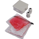 Famatel Razvodna kutija nadžbuk 80x80, vodonepropusna, IP68+ GEL - 3002-GL