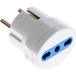 Famatel Strujni adapter 2P+T shuko /2P+T Italian - 2P+T 16A Euro/Italian - Image 2