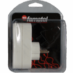 Famatel Strujni razdjelnik 3 utičnice, 10-16A/250V, blister - 1304.1