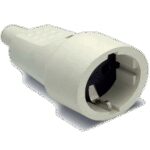 Famatel Strujni utičnica Schuko, uzemljenje, 16A/250V, bijela - 2104-B - Image 2