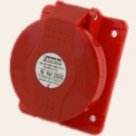 Famatel Utičnica zidna 10°, 32A/380÷415, 3 Polna (2P+E), IP44 - 23332 - Image 2
