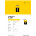 (Intenso) Baterija alkalna, 6LR61, 9 V, blister 1 komad - 6LR61 / 9V - Image 4