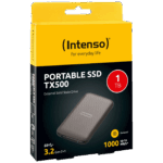 (Intenso) Eksterni SSD, do 1000 MB/s, kapacitet 1TB, USB 3.2 - External SSD TX500 1TB