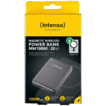(Intenso) Prijenosni punjač, MagSafe, 10000mAh, bežični - POWERBANK MW10000 Gray