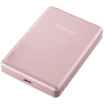(Intenso) Prijenosni punjač, MagSafe, 10000mAh, bežični - POWERBANK MW10000 Rose - Image 2
