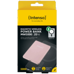 (Intenso) Prijenosni punjač, MagSafe, 5000mAh, bežični, Rose - POWERBANK MW5000 Rose