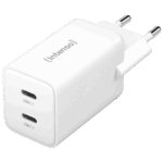 (Intenso) Punjač kučni, brzi, 2 x USB-C, 3A, 40W - Power Adapter W40CC GaN - Image 2