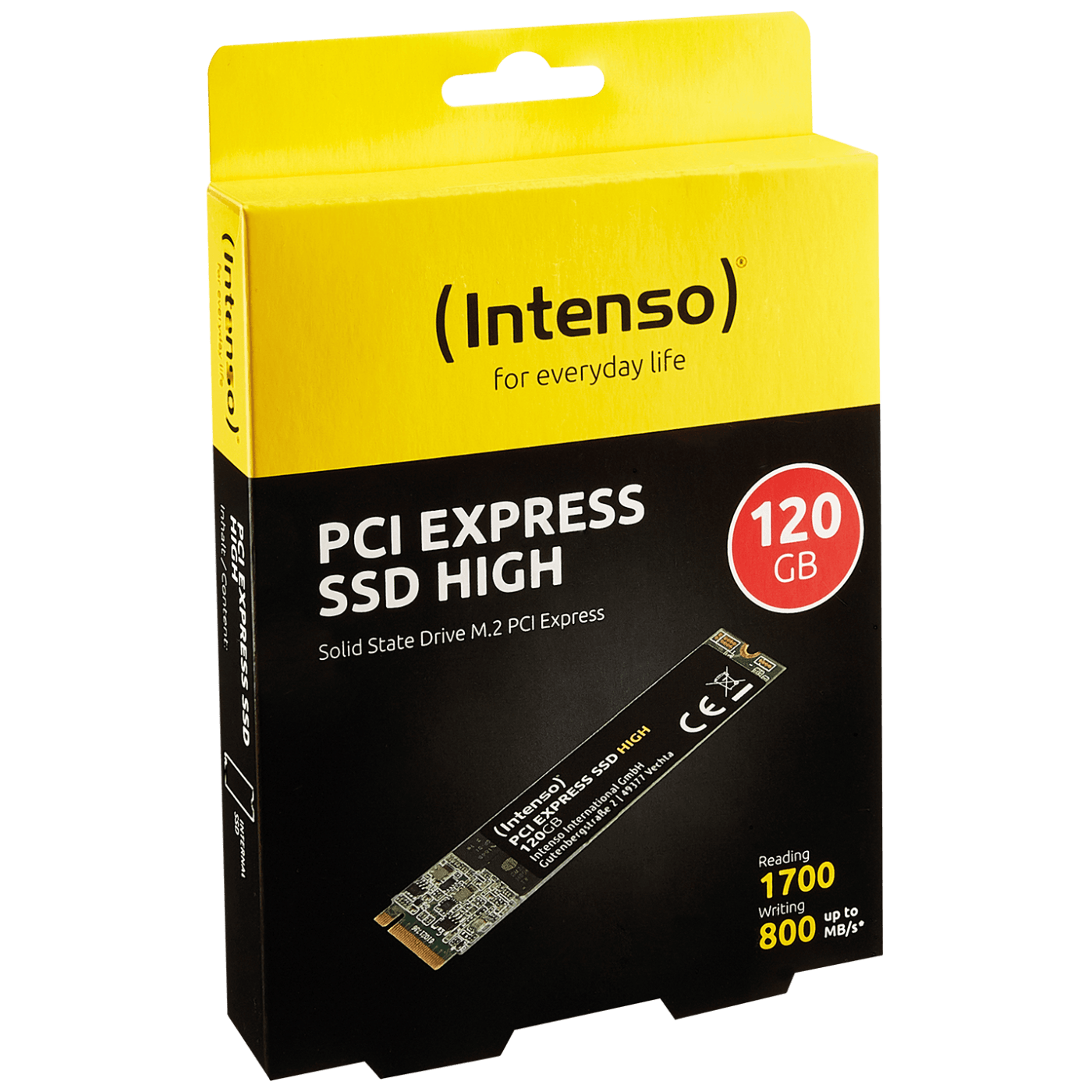 (Intenso) SSD M.2 2280, PCIe, kapacitet 120 GB - SSD M.2 PCIe 120GB/High (Intenso) SSD M.2 2280, PCIe, kapacitet 120 GB - SSD M.2 PCIe 120GB/High - Image 1