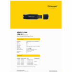 (Intenso) USB Flash drive 64GB Hi-Speed USB 3.2, SPEED Line - USB3.2-64GB/Speed Line - Image 4