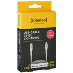 (Intenso) USB kabl za smartphone, USB type C to Lightning, 1.5 met. - USB-Cable C315L
