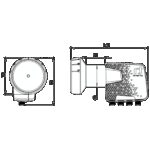 Inverto LNB Quad, šum 0,3dB, Home Pro, DVB-S2 ( HD - UHD ) - IDLH-QDL410-HMPRO-OPN - Image 3