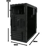 LC Power Kućište za PC, Mini Tower, bez napajanja - 2014MB - Image 6