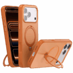 NN-Su Maska sa rot. držačem za iPhone 17 Pro Max,Magsafe,orange - iPhone 17 Pro Max Rotation Holder