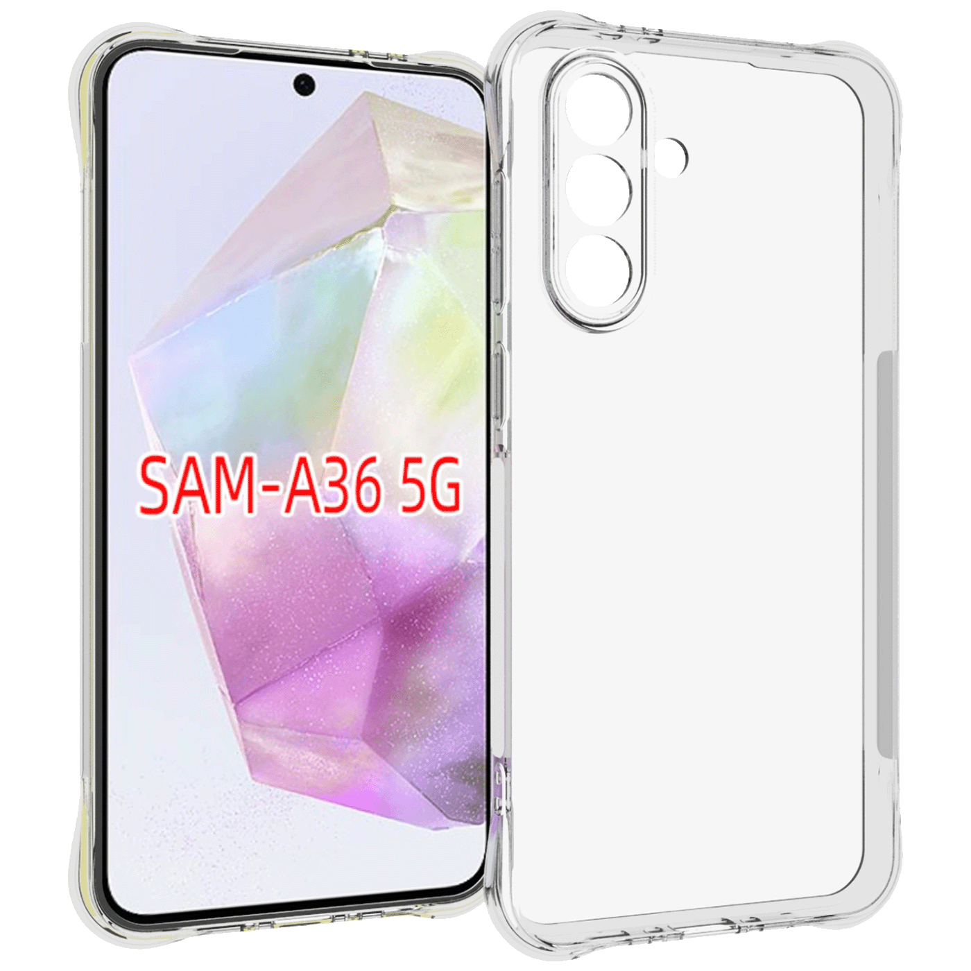 NN-Su Maska za Samsung A36 5G, Transparent - Galaxy A36 5G TPU Phone Case NN-Su Maska za Samsung A36 5G, Transparent - Galaxy A36 5G TPU Phone Case - Image 1