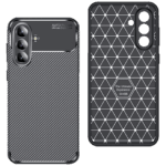 NN-Su Maska za Samsung A56, Carbon Fiber Texture, crna - Galaxy A56 TPU Phone Case
