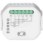 Orno 2-kanalni relej, WiFi, Bluetooth, Tuya Smart - OR-SH-17101 - Image 2