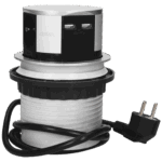 Orno Produžni kabel sa 3 x Schuko utičnice + 2 x USB, ugradbena - OR-AE-1342(GS)