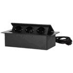 Orno Produžni kabel sa 3 x Schuko utičnice, ugradbena - OR-GM-9033(GS)/B