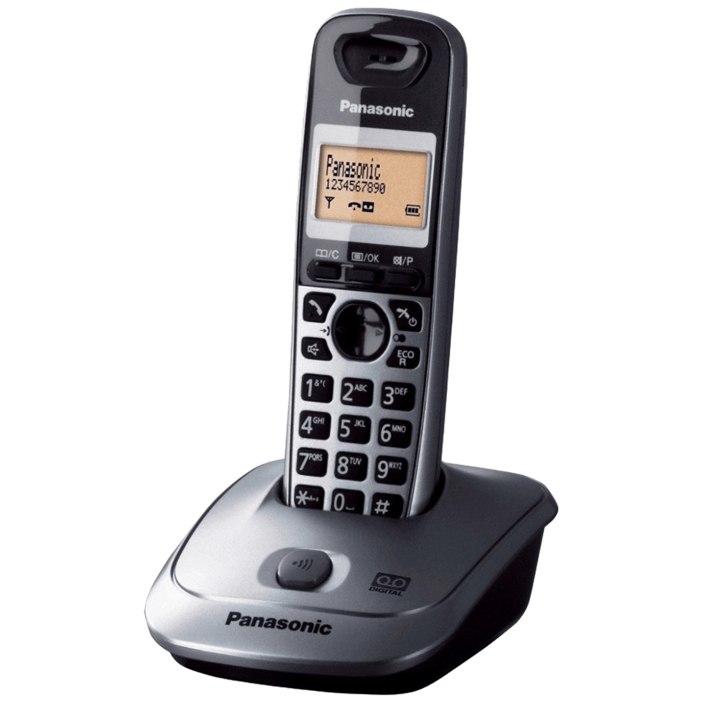 Panasonic Telefon bežični, DECT/GAP, 1.4" display 1.4, metalik siva - KX-TG2511FXM Panasonic Telefon bežični, DECT/GAP, 1.4" display 1.4, metalik siva - KX-TG2511FXM - Image 1