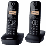 Panasonic Telefon bežični, sa dvije slušalice, 1.4" LCD display - KX-TGB612FXB