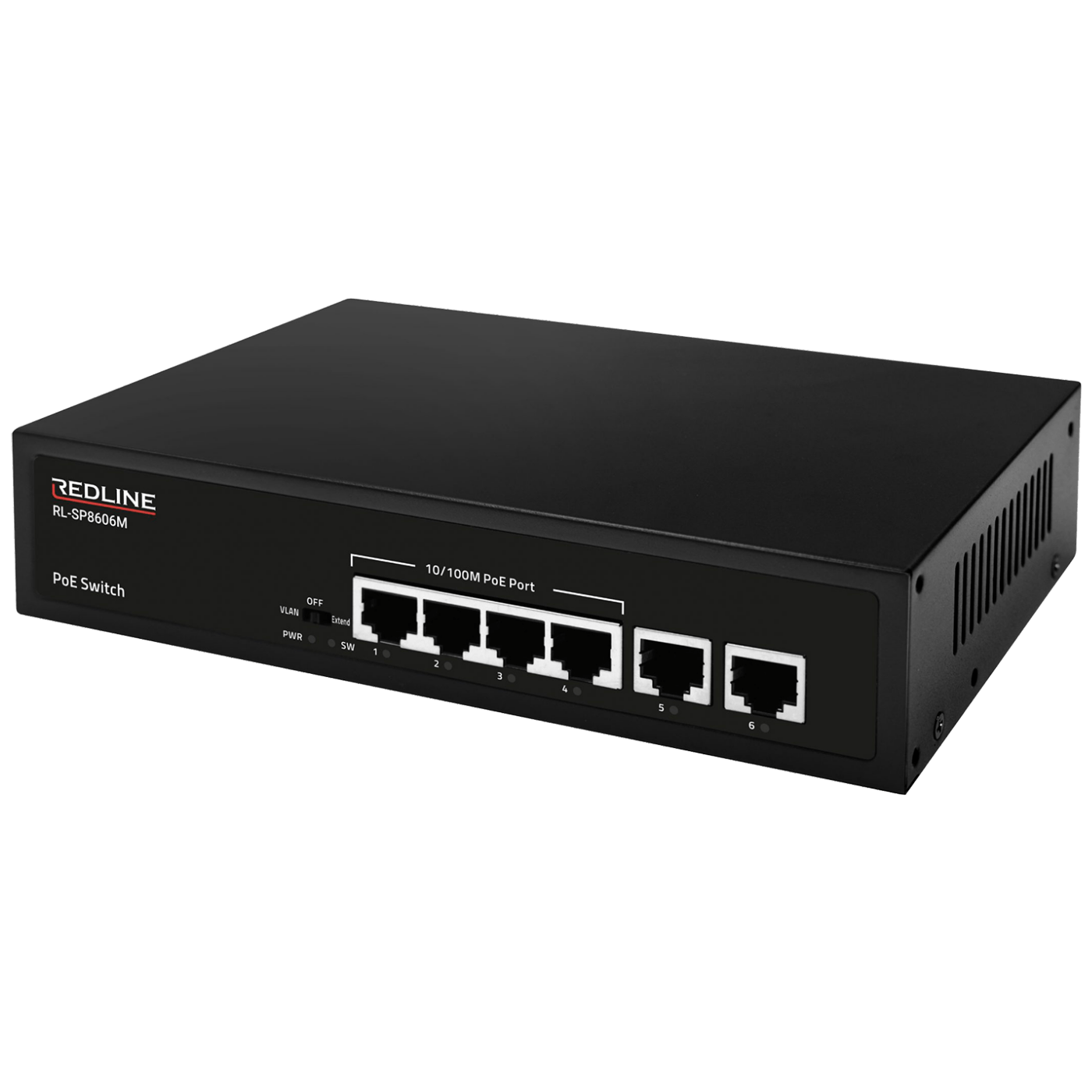 REDLINE PoE mrežni switch, 6 port RJ-45 , 4 PoE / 65W - RL-SP8606M REDLINE PoE mrežni switch, 6 port RJ-45 , 4 PoE / 65W - RL-SP8606M - Image 1