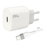 REDLINE Punjač sa USB-C kablom,  20W - GL20C+CC 1M