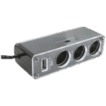 SAL Auto razdjelnik sa USB punjačem, 3 x 12-24 V, USB 5V - SA 023