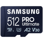 Samsung Micro SDXC kartica, 512GB, 200 MB/s, UHS-I U3, V30 - PRO Ultimate 512GB