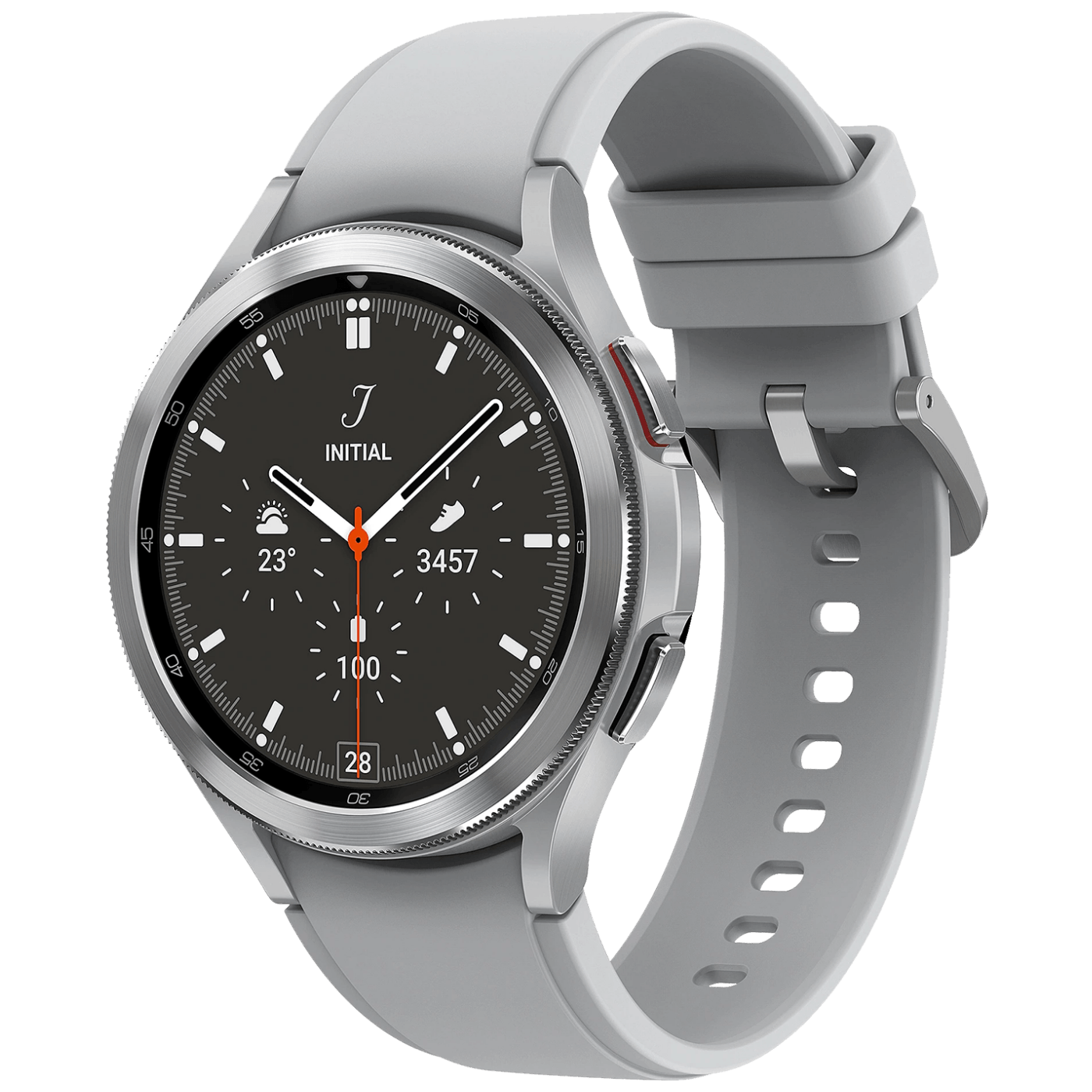 Samsung SAT pametni, R890, 1.4", vodootporan, WiFi, BT, 361 mAh - R890 Watch 4 46mm Silver Samsung SAT pametni, R890, 1.4", vodootporan, WiFi, BT, 361 mAh - R890 Watch 4 46mm Silver - Image 1