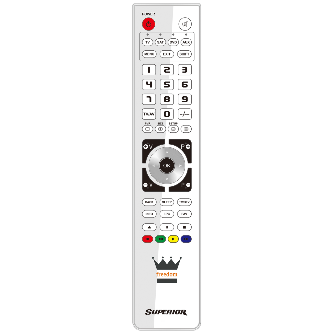 Superior Daljinski upravljač, za 4 uređaja, PC programiranje - SUPERIOR 4:1 FREEDOM - white Superior Daljinski upravljač, za 4 uređaja, PC programiranje - SUPERIOR 4:1 FREEDOM - white - Image 1