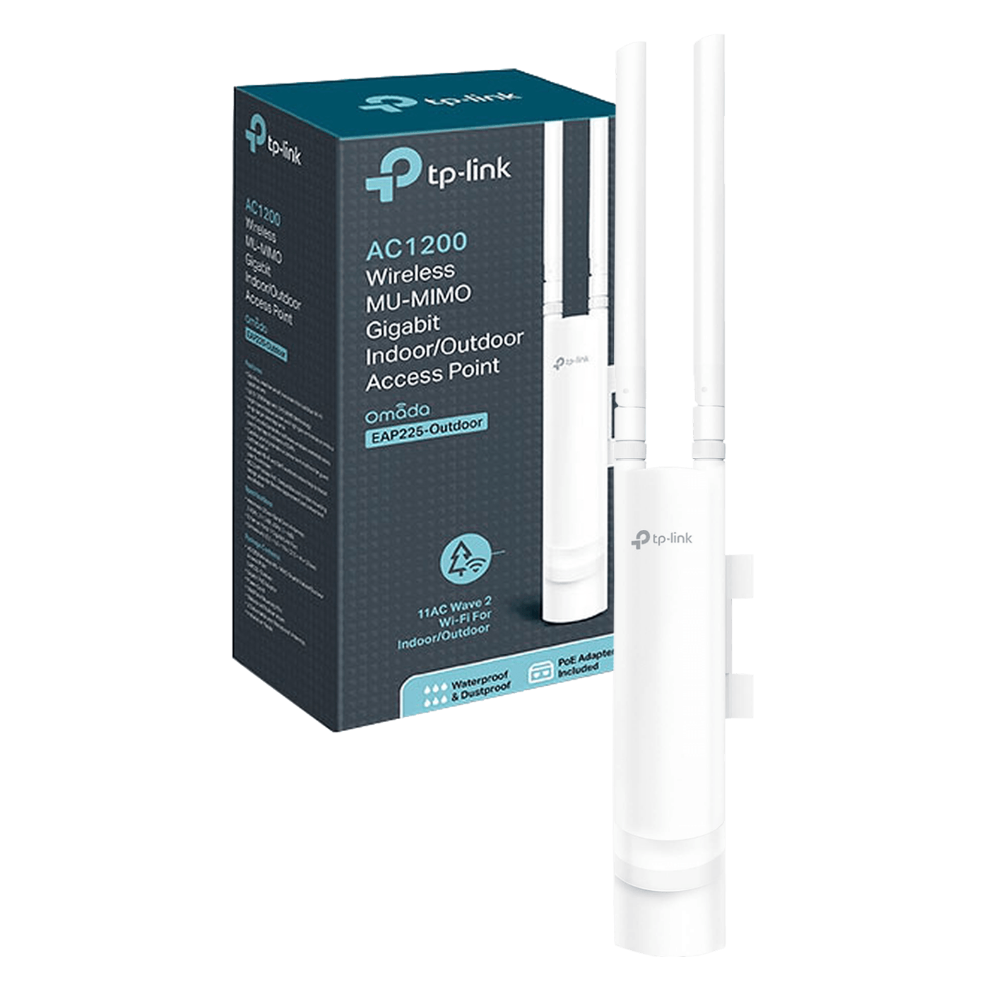 TP-LINK Wireless MU-MIMO Access Point, Dual Band, do 1200Mbps - EAP225-Outdoor TP-LINK Wireless MU-MIMO Access Point, Dual Band, do 1200Mbps - EAP225-Outdoor - Image 1
