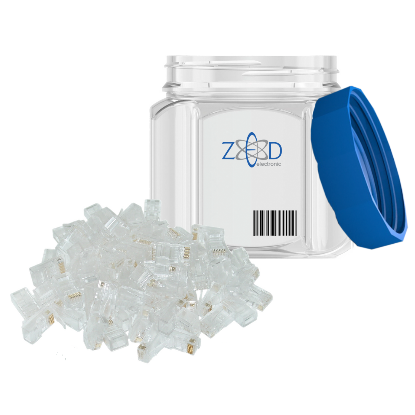 ZED electronic Mrežni konektor, 8/8, RJ45, 50 komada - FTPK/50 ZED electronic Mrežni konektor, 8/8, RJ45, 50 komada - FTPK/50 - Image 1