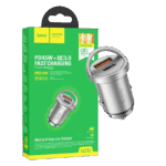 hoco. Auto punjač, brzi, PD45W+QC3.0 - NZ10 Handy