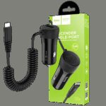 hoco. Auto punjač sa micro USB kabelom, 1 x USB,  2.4 A max. - Z21A Ascender single USB - Image 2