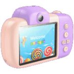 hoco. Dječija kamera, 2" IPS LCD, 32 MPx, FullHD, microSD - DV201 Pink - Image 2