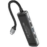 hoco. Konverter USB HUB type C to USB3.0/USB2.0/HDMI/RJ45/PD - HB23 Easy view - Image 5