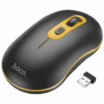 hoco. Miš bežični, optički, 1600 dpi, 2.4 GHz, USB nano - GM21 Platinum Black/Yellow