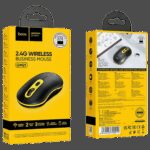 hoco. Miš bežični, optički, 1600 dpi, 2.4 GHz, USB nano - GM21 Platinum Black/Yellow - Image 5