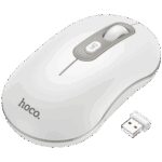 hoco. Miš bežični, optički, 1600 dpi, 2.4 GHz, USB nano - GM21 Platinum White/Gray - Image 2