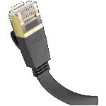 hoco. Mrežni kabl, CAT6, Gigabit Ethernet, flat, 3 met., crna - US07 General, 3 met. - Image 3