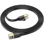 hoco. Mrežni kabl, CAT6, Gigabit Ethernet, flat, 3 met., crna - US07 General, 3 met. - Image 4