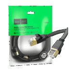 hoco. Mrežni kabl, CAT6, Gigabit Ethernet, flat, 5 met., crna - US07 General, 5 met. - Image 2