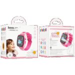 hoco. Pametni sat za djecu, 1.44" ekran, 2G, Nano SIM - Y100 Pink - Image 4