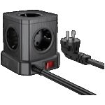 hoco. Produžni kabl, 5 utičnica, 3 x USB, 1 x USB C PD20W, 2 met. - NS8 Sharp - Image 5