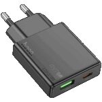 hoco. Punjač kućni, brzi, PD20W + QC3.0 Dual Port - N38 Delgado EU - Image 3