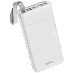hoco. Punjač prijenosni sa lampom, Hoco j73, 30000mAh, 2A / 2A - J73 Powerful, White - Image 4