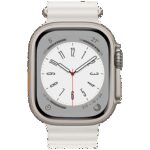 hoco. Silikonski remen za iWatch, 42/44/45/49mm, bijela - iWatch WA12 White - Image 4