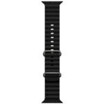hoco. Silikonski remen za iWatch, 42/44/45/49mm, crna - iWatch WA12 Black