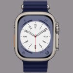 hoco. Silikonski remen za iWatch, 42/44/45/49mm, plava - iWatch WA12 Evening Blue - Image 4